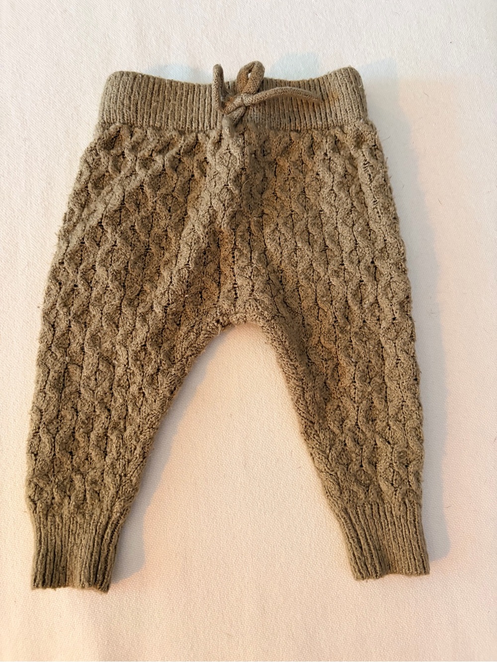 Rylee + Cru Cozy Knit Cable Baby/Pants - Olive